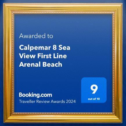 Calpemar 8 Sea View First Line Arenal Beach Bagian luar foto